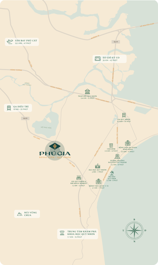 Bản đồ vị trí Phú Gia Royal Park